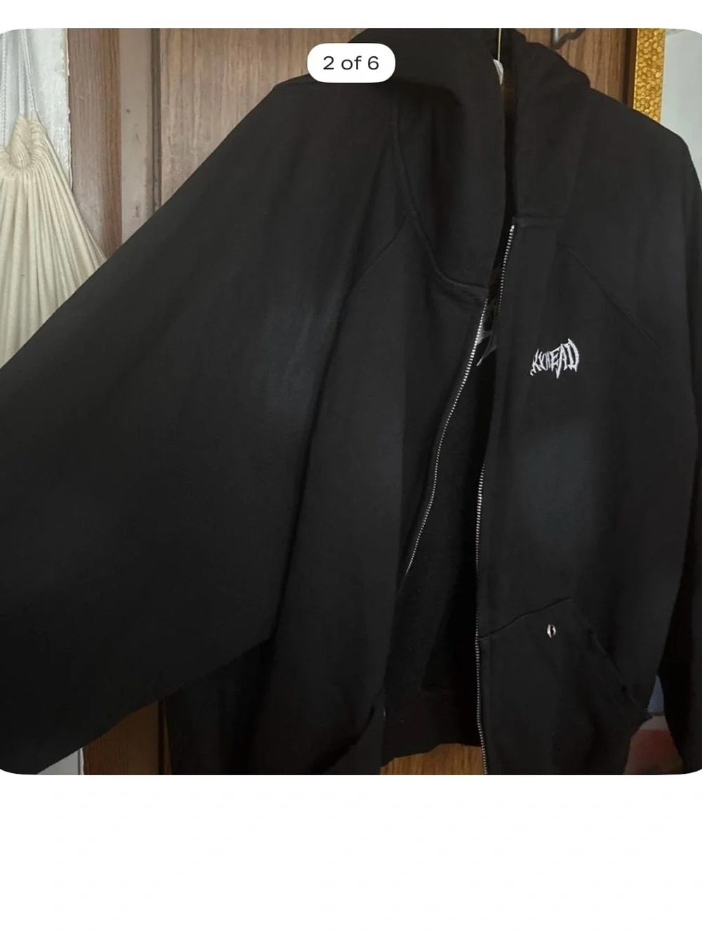 Black 'Spiky head Graphic Hoodie - Men's Sweater